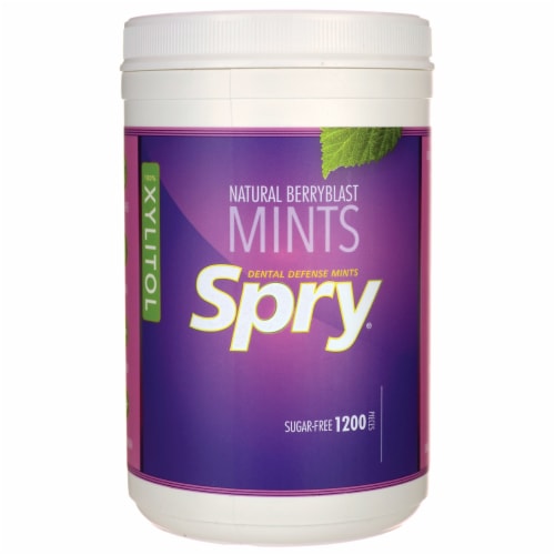Xlear Spry Berryblast Mints - Sugar Free 1200 Ct Perspective: front