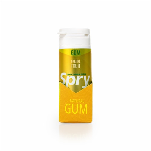 Spry Dental Defense Gum - Fresh Fruit Perspective: front