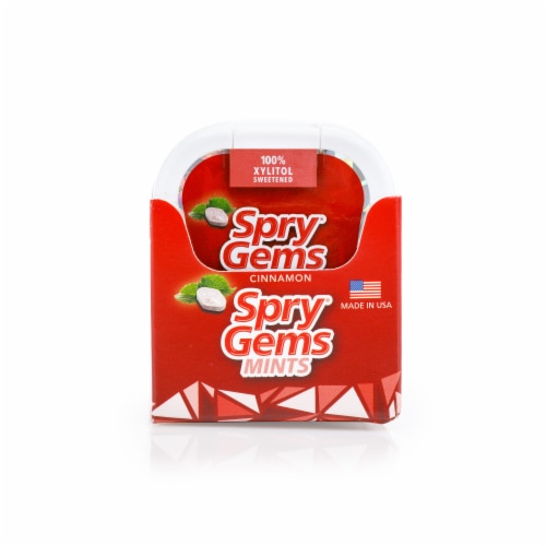 Spry Gems Cinnamon Mints (6 Pack) Perspective: front