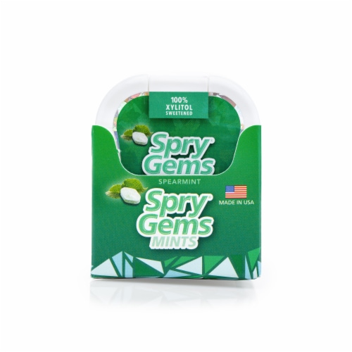 Spry Spearmint Gems Mints Perspective: front