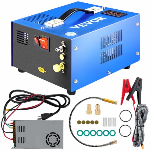 Vevor Pcp Air Compressor Scuba Compressor 4500Psi Manual-Stop 12V/110V ...