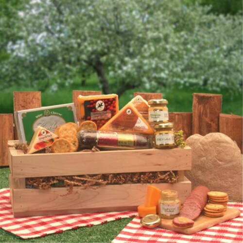 Signature Sausage & Cheese Crate Perspective: front