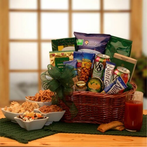 Heart Healthy Low Fat Gourmet Gift Basket Perspective: front