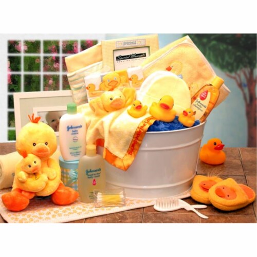 Bath Time Baby - Large Yellow Perspective: front