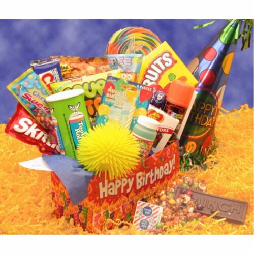 Deluxe Happy Birthday Care Package Perspective: front