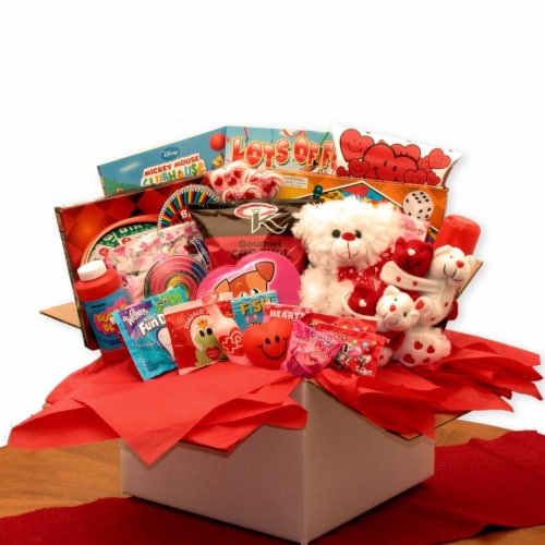 My Little Sweethearts Valentine Care Package - valentines day candy - valentines day gifts Perspective: front