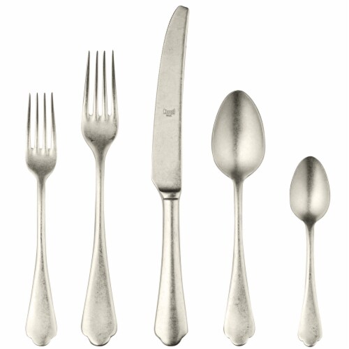Cutlery Set 5pcs Dolce Vita Pewter Champagne Perspective: front