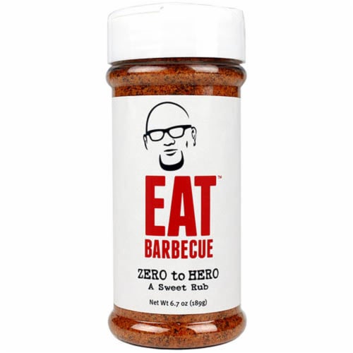 Eat Barbecue PE01000 6.2 oz Pellet Envy Zero To Hero BBQ Rub Perspective: front