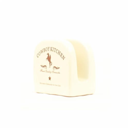 Western Moments 6116014 Cowboy Kitchen Napkin Holder Perspective: front