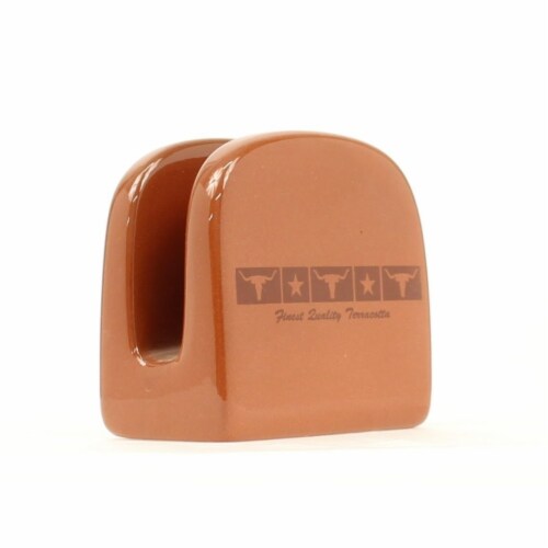 Western Moments 6116214 Long Horn & Star Napkin Holder Perspective: front