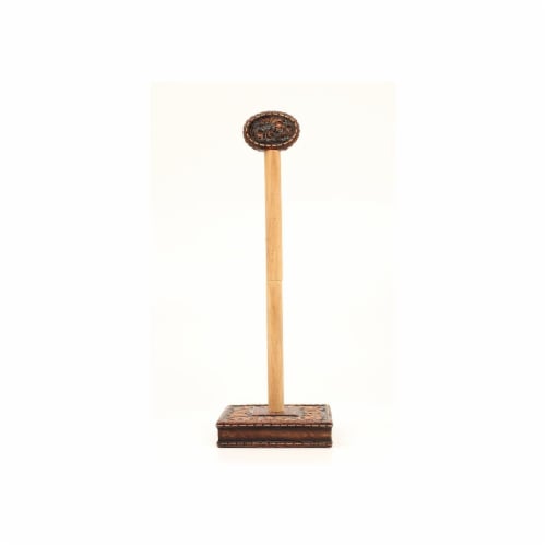 Western Moments 94950 Cowboy Prayer Paper Towel Holder Perspective: front