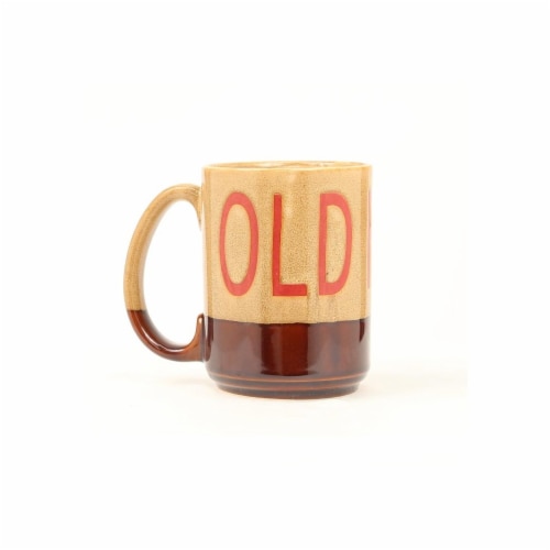 Western Moments 94837 OLD FART Coffee Mug, Tan & Brown Perspective: front