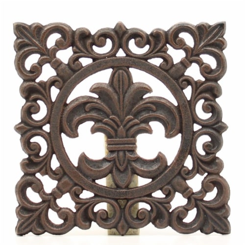 Western Moments Monarch Fleur Trivet Perspective: front