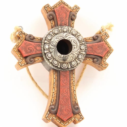 Western Moments Western Cross Birdhouse Perspective: front