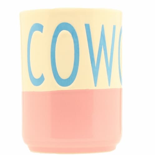Western Moments 94416 Cowgirl Coffee Mug, Pink Perspective: front