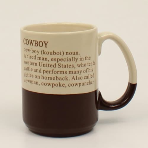 M&F Western 94975 Cowboy Definition Mug Perspective: front