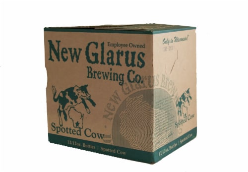 New Glarus Brewing Co. Spotted Cow Ale Beer Perspective: front