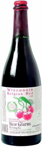 New Glarus Wisconsin Belgian Red Ale Perspective: front