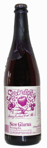 New Glarus Serendipity Fruit Ale Perspective: front