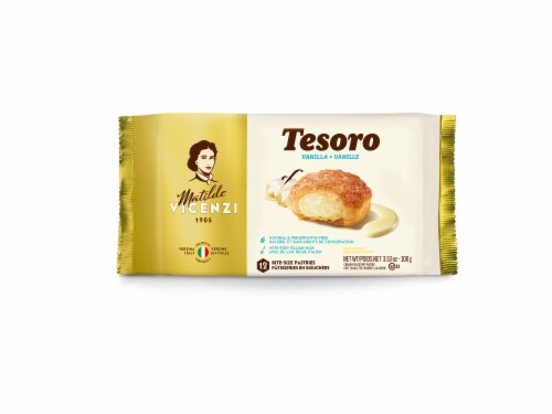 Tesoro Vanilla Puff Pastry Cookies Perspective: front