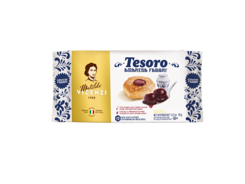 Tesoro Amarena Fabbri® Cherry Puff Pastry Cookies Perspective: front