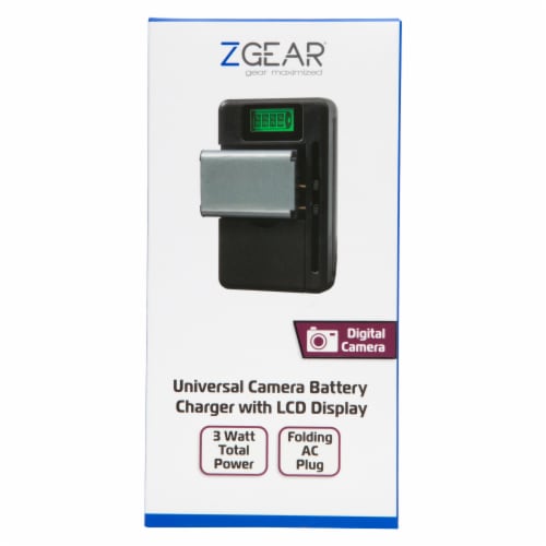 CellGear Universal Battery Travel Charger with Swivel Base Perspective: front