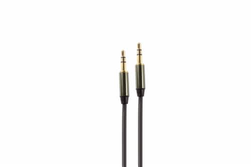 Cell Candy 3.5mm Aux Cable - Black Perspective: front