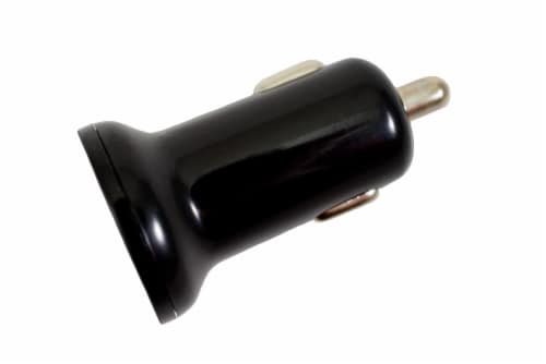 CELLCandy Dual USB Car Charger - Black Perspective: front