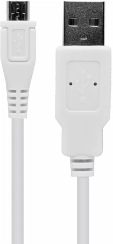 CELLCandy Micro USB Cable - White Perspective: front