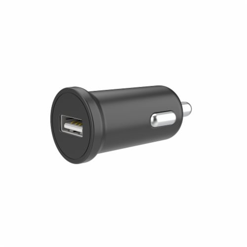 CELLCandy 1-Amp USB Car Charger - Black Perspective: front
