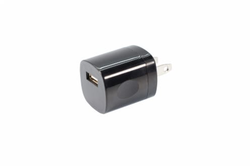 CELLCandy USB AC Wall Charger - Black Perspective: front