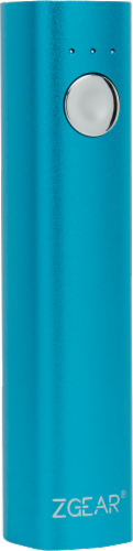 ZGear Instant Power 2600mAh Power Bank - Blue Perspective: front