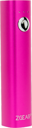 ZGear Instant Power 2600 mAh Portable Charger - Pink Perspective: front