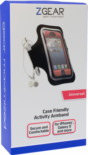 ZGear Universal Activity Armband - Black Perspective: front