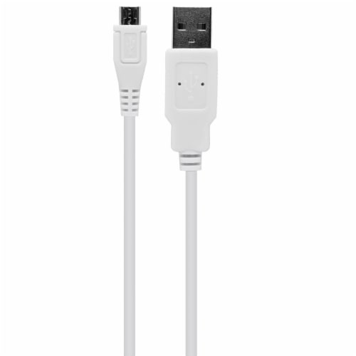 CELLCandy USB-to-Micro-USB Sync/Charge Cable - White Perspective: front