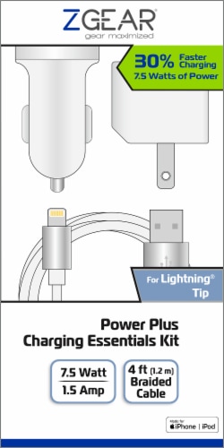ZGear Power Plus Charging Essentials Kit Perspective: front