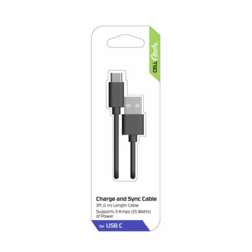 CELLCandy C Cable - Black Perspective: front
