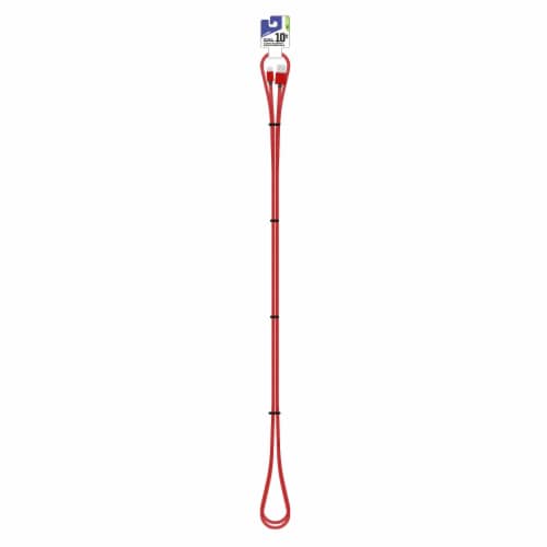 CELLCandy Braided USB-C Cable - Red Perspective: front