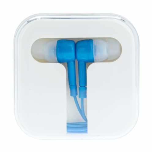 Acoustix In-Ear Headphones - Blue Perspective: front