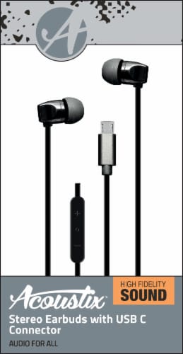 Acoustix True Wireless Earbuds Black 1 ct Kroger