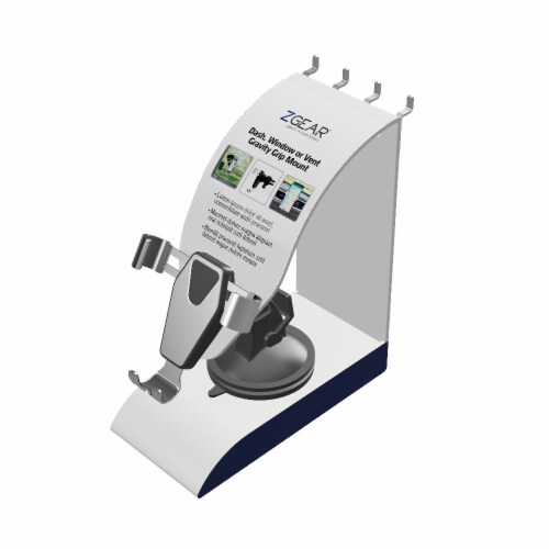 ZGear Gravity Mount Try Me Tester - Silver Perspective: front