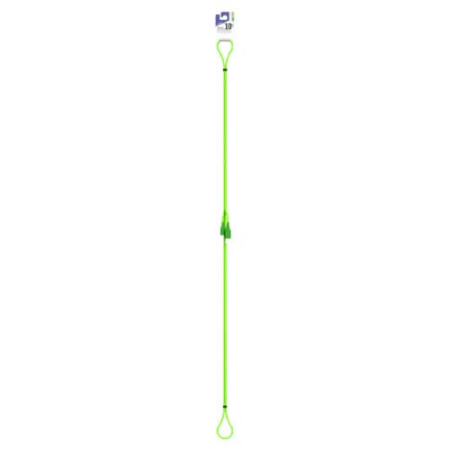 CELLCandy USB C Braided Cable - Green Perspective: front