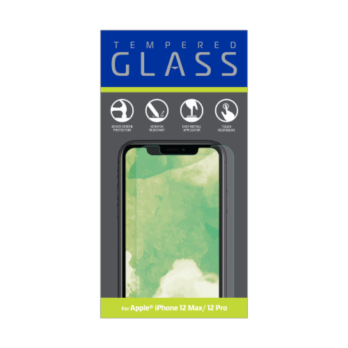 ZGear Tempered Glass iPhone 12 Max/Pro Screen Protector Perspective: front
