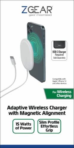 ZGear Magnetic Wireless Charger Perspective: front