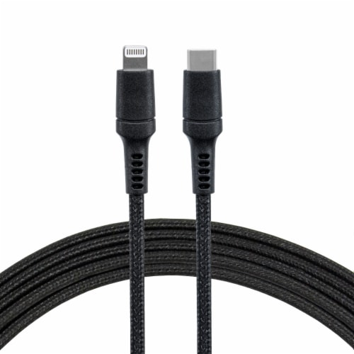 CellCandy® Braided Apple Lightning Cable Perspective: front