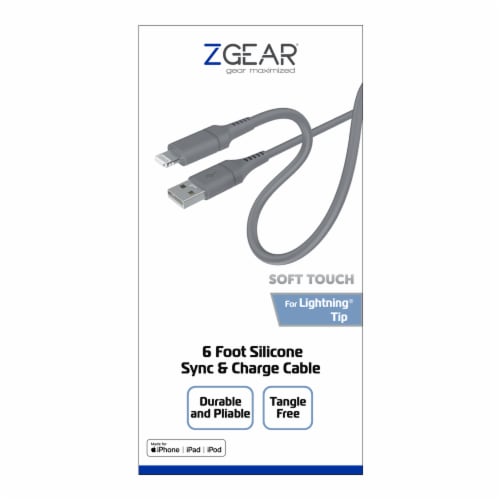 ZGear® Sync & Charge Cable Perspective: front