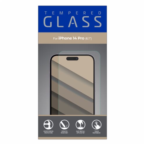 ZGear iPhone14 Tempered Glass Screen Protector Perspective: front