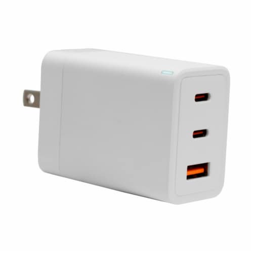 ZGear 54 Watt Dual C & A USB Wall Charger Perspective: front