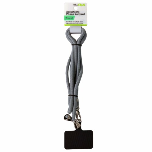 CCY Phone Lanyard -Gray EA Perspective: front