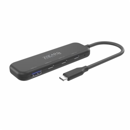 Zgear 4 Port Charging USB C & A Perspective: front